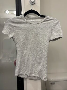 Abercrombie Grey Baby Tee